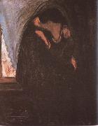 Edvard Munch Kiss oil painting artist